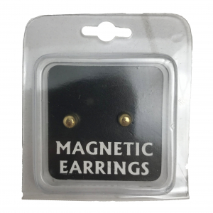 Wholesale Joblot Of 444 Gold Coloured Magnetic Earrings