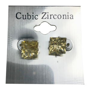 Wholesale Joblot of 180 Yellow Cubic Zirconia Fashion Earrings