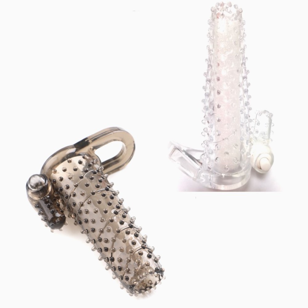 20pcs Vibrating Penis Sleeve Girth Enlarger - 2 Colours 5 Each|GCAP106|UK SELLER