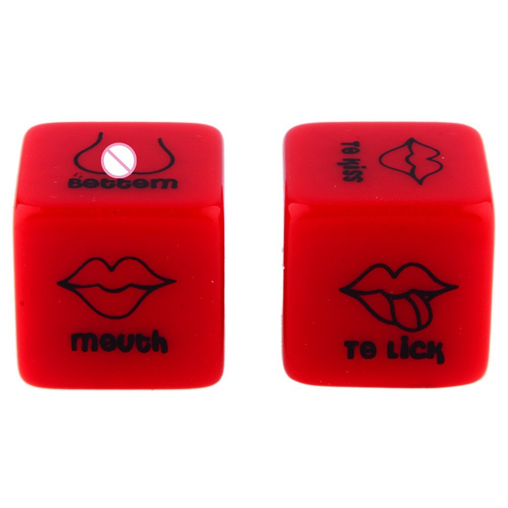 20pcs Adult Games Action Body Part Sex Dice in Red|GCAP113|UK SELLER