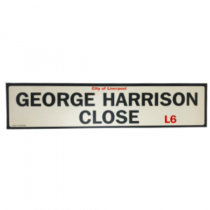 Wholesale Joblot of 100 City Of Liverpool George Harrison Close Cardboard Signs