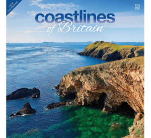 Pallet of 861 Coastlines of Britain 2019 Wall Calendar 30.5x61cm