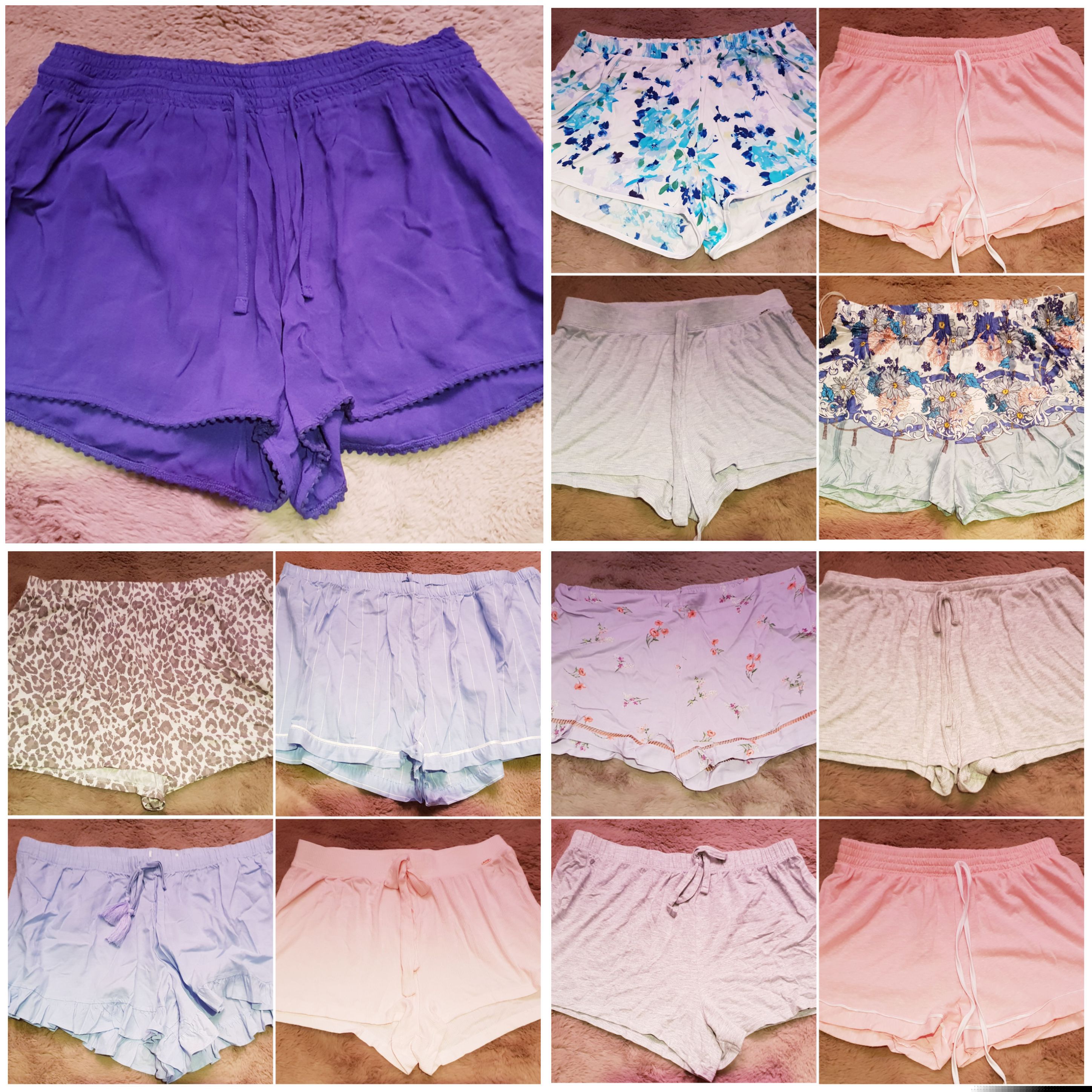 Lot of 77 Pairs of shorts Viscose & Cotton Sizes 6-22 Ex-High Street Store