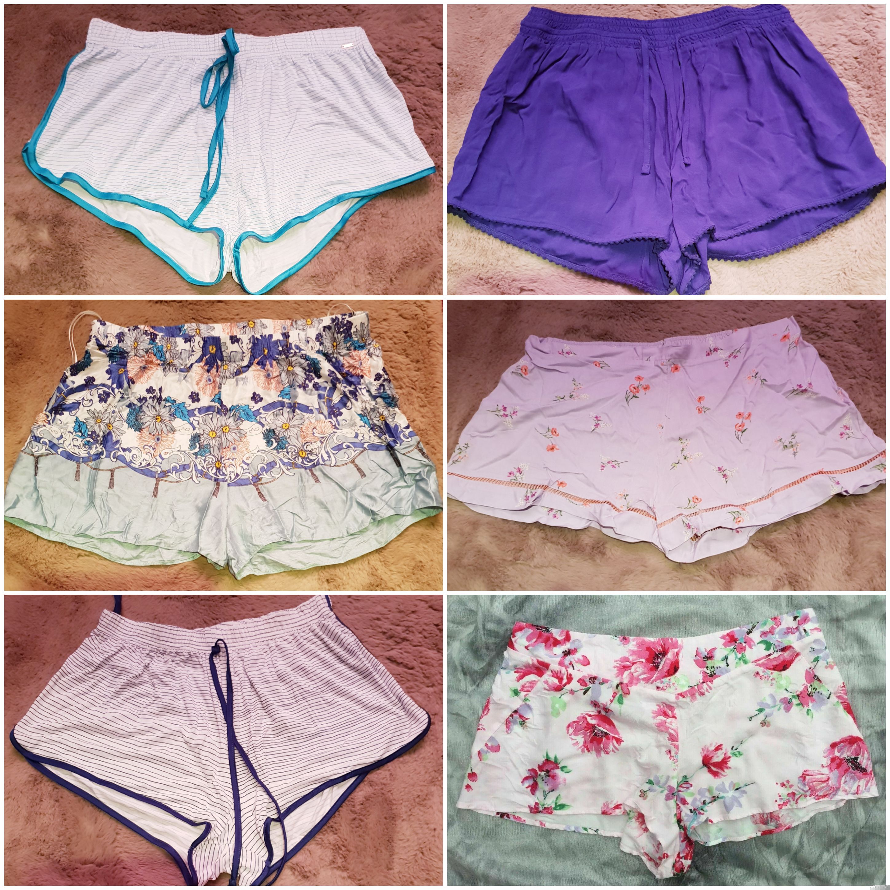 Lot of 76 Pairs of shorts Viscose & Cotton Sizes 6-20 Ex-High Street Store