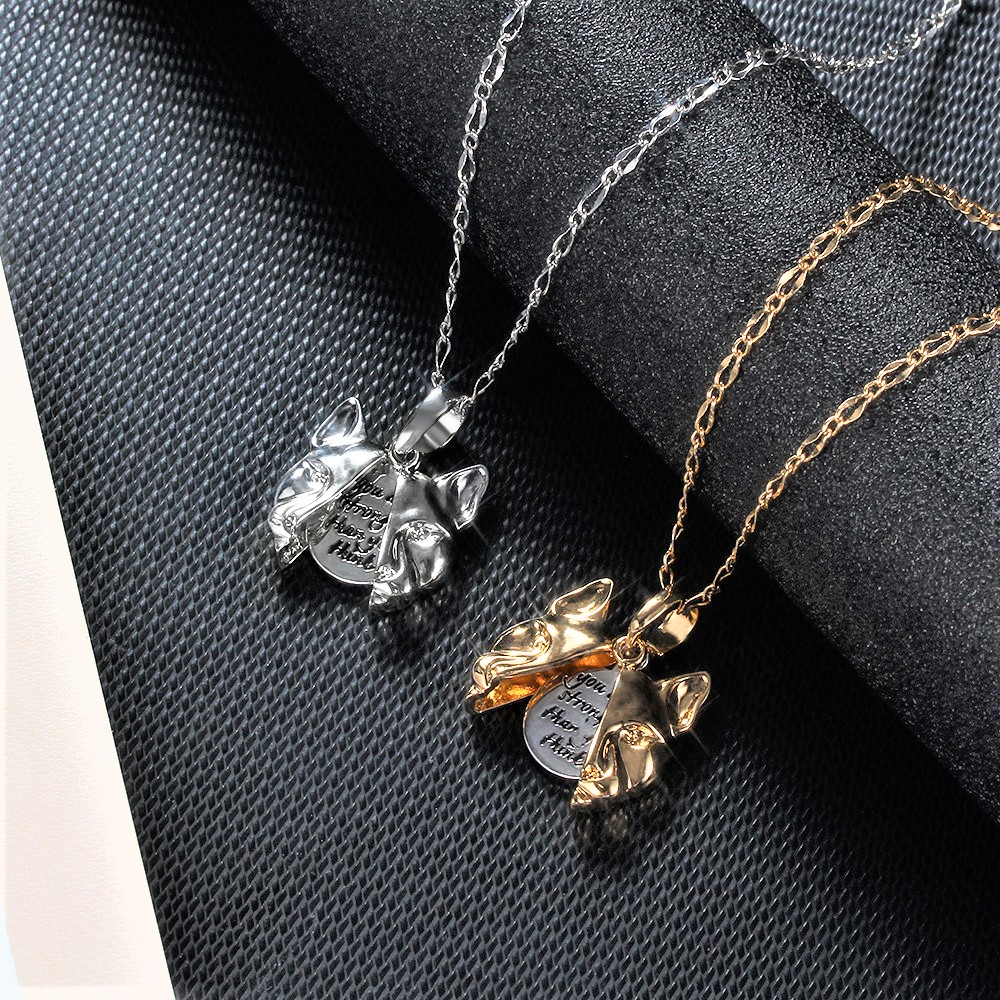 10 pcs - Engraved Pendant Necklace with an Animal Theme in Gold and Silver - 2 Colours 5 Each|GCC098-Gold/Silver|UK SELLER