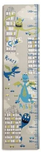 Arthouse Monster Madness Height Chart 25cm x 100cm Childrens Kids Bedroom Wall
