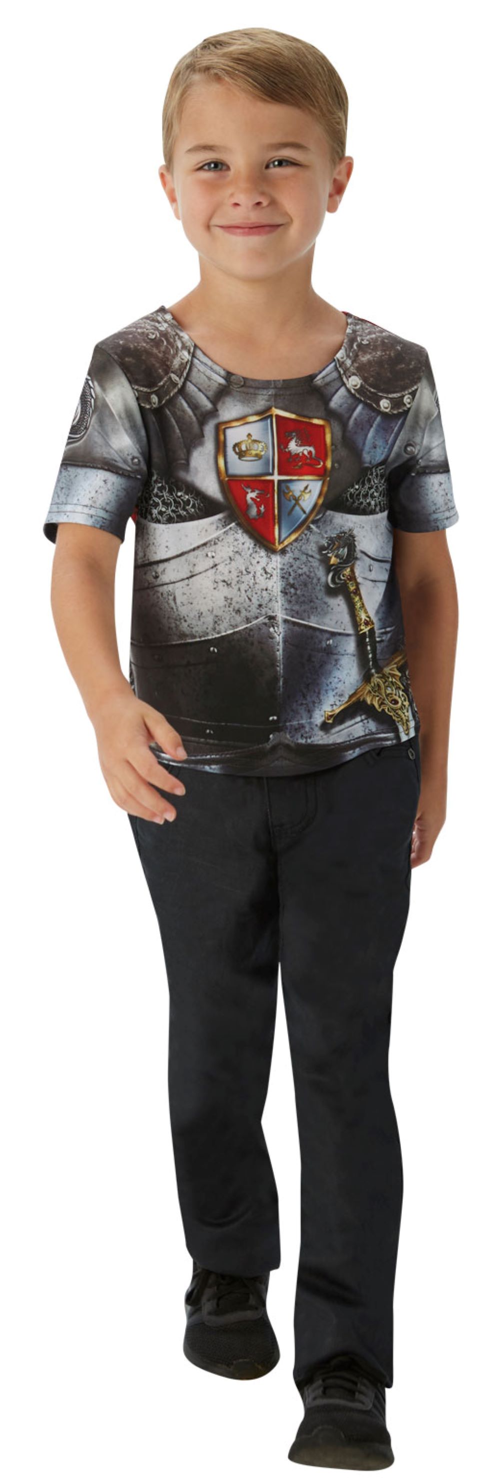 12 pcs - Roleplay Knight T-Shirt Book Week Children Boy Fancy Dress Costume - 3 Sizes 4 Each|GCL144-S/M/L|UK SELLER