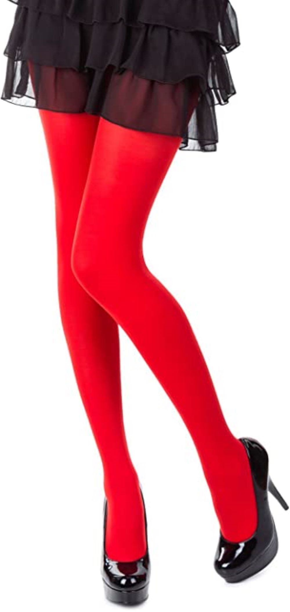 10 pcs - Elastic Red Colour Tights - Size S/M|GCL149|UK SELLER