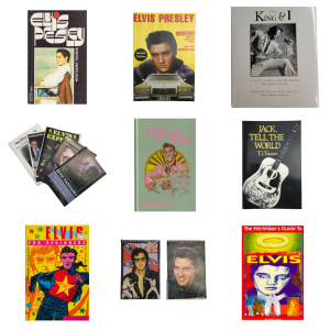 One Off Joblot of 41 Mixed Elvis Presley Vintage Books, Postcards, Etc.