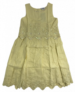 Wholesale Joblot of 6 Tammy Girls Yellow Embellished Sleeveless Dress