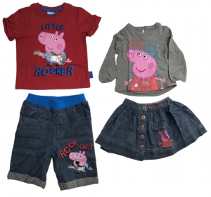 One Off Joblot of 9 Ex-Chain Store Children's Peppa Pig 2-Piece Clothing Sets