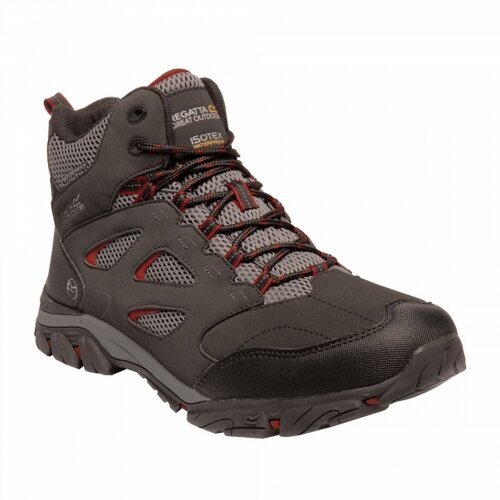 Stock Clearance offer One off Job Lot (12 UK, Ash/Rio Red) Regatta Men's Holcombe IEP Mid Hiking Boots