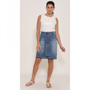 Wholesale Joblot of 11 Brakeburn Denim Skirt in Navy Good Mix of Sizes