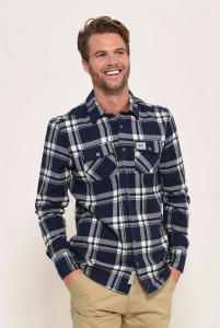 One Off Joblot of 8 Brakeburn Mens Flannel Checked Shirt - Size XS-S