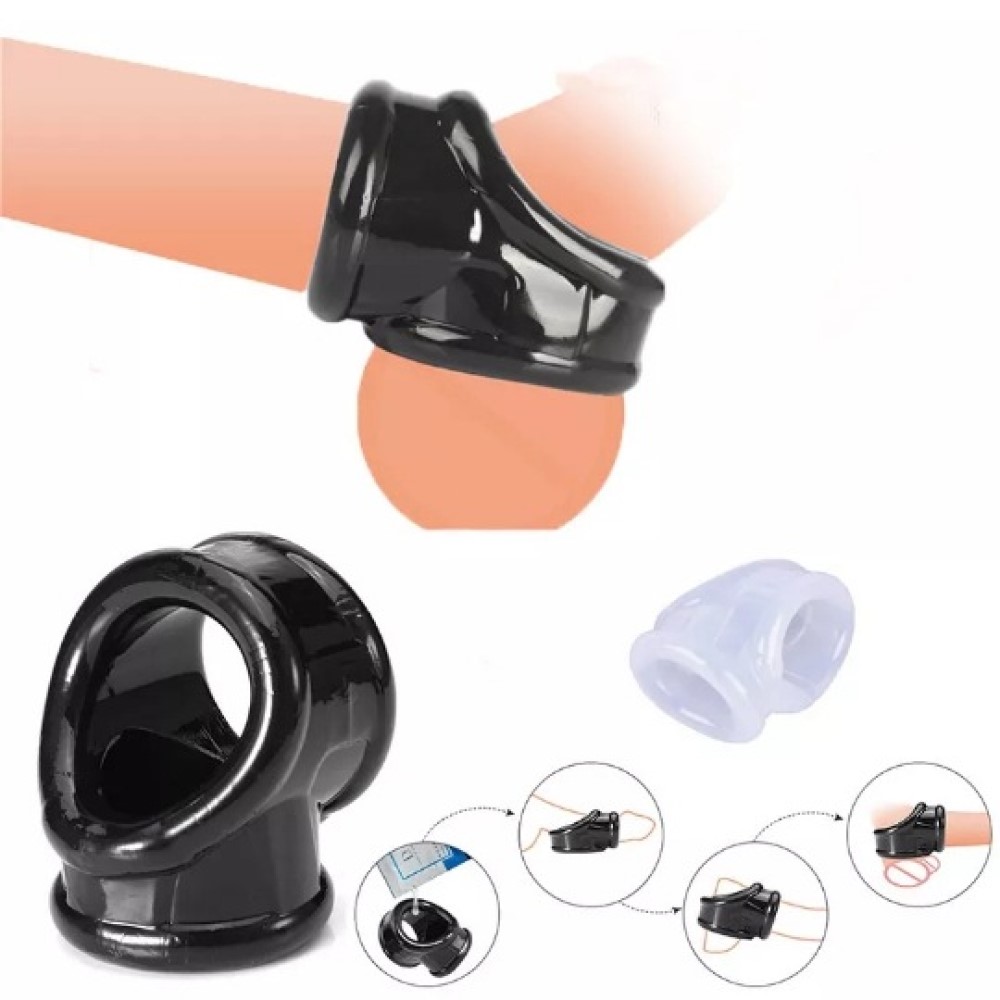 10pcs - Scrotal Restraint Sleeve Dual Ball Cock Locker Penis Enhancer Prolong Erection|GCAP138|UK SELLER