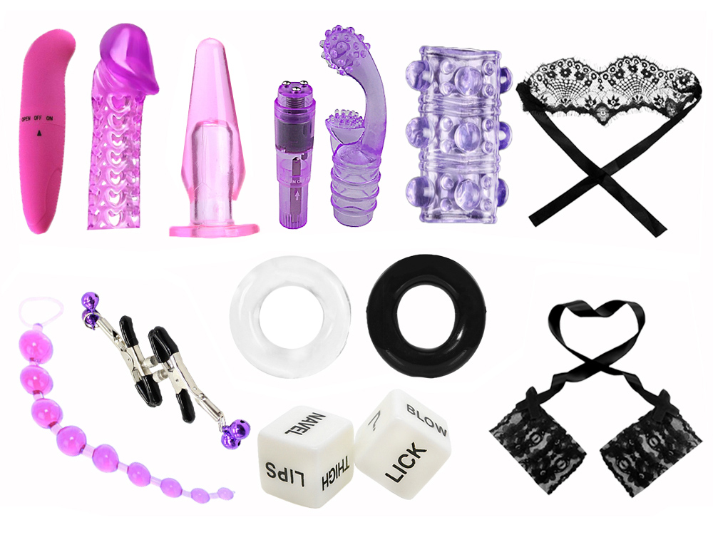 60 pcs - 12-Piece Couples Sex Toys Kit - 5 Sets|GCAPSET001|UK SELLER