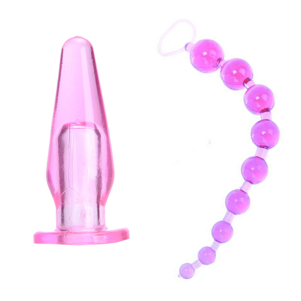 10 pcs - Beginners Anal Bead Finger Butt Plug Play Set - 5 Sets|GCAPSET005|UK SELLER