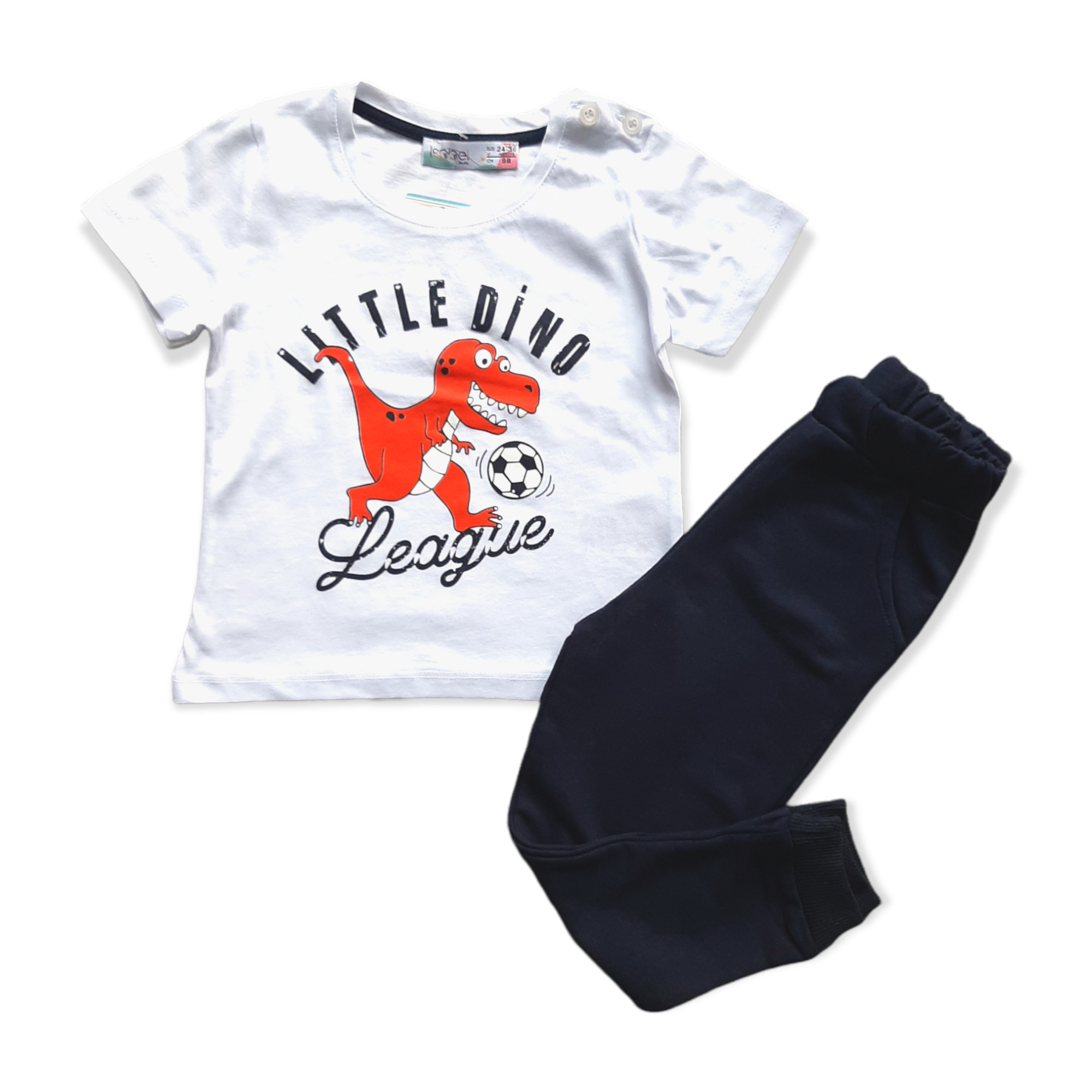 Brand New Joblot of Toddler Boys 8 Pack/2 Colours 2-Pcs Set (0y-3y)