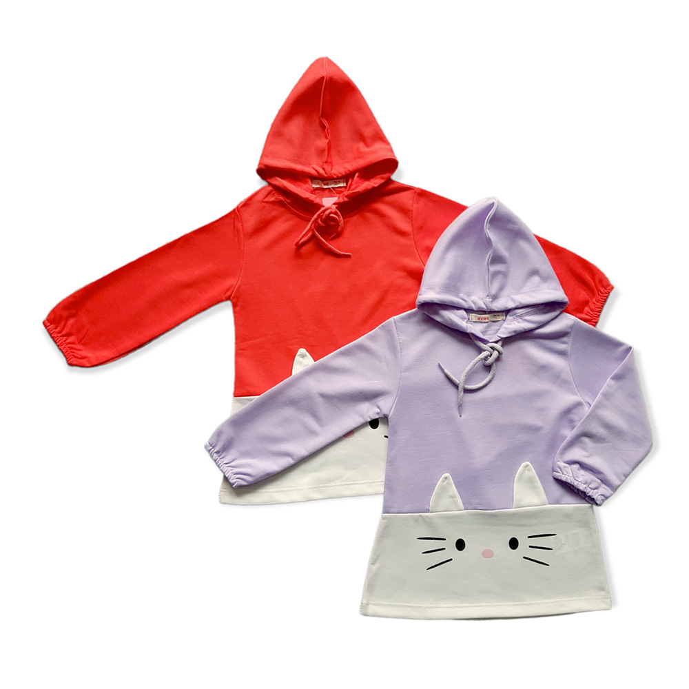 Brand New Joblot of Girls 10 Pack/2 Colours Hoodie (3y-8y)