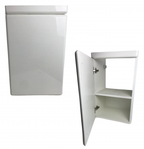 One Off Joblot of 5 Cersanit White Facile Cabinet For Washbasin