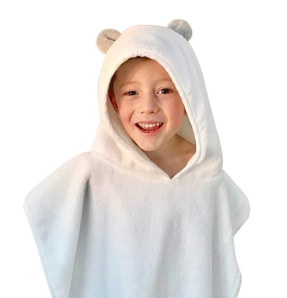 19 Kids Bear Shaped Poncho Towelling Robes
