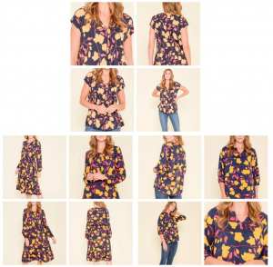 One Off Joblot of 13 Brakeburn Darcie Colorful Floral Clothing 3 Styles Size 8