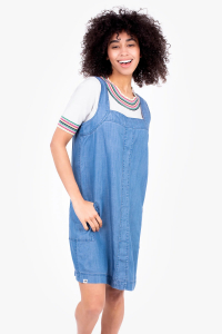 One Off Joblot of 5 Brakeburn Eliana Denim Pinafore Dress Size 8