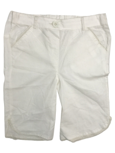 One Off Joblot of 48 Children's Ex-Chainstore White Trousers - Size 3M-3Y