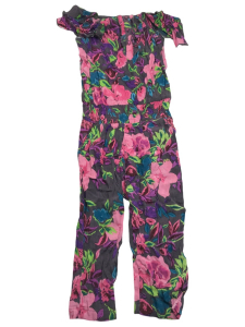 Wholesale Joblot of 50 Girl's Ex-Chainstore Floral Playsuit - Size 3Y-8Y
