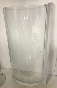 One Off Pallet of 6 Cesana Curved Glass Bath Screen approx 142 x 76cm