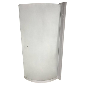One Off Pallet of 6 Cesana Curved Glass Bath Shower Screen - 142 x 76cm