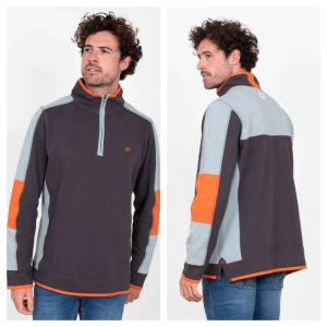 One Off Joblot of 3 Brakeburn Mens Quarter Zip Sweatshirts