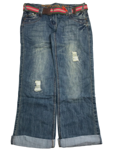 One Off Joblot of 5 Ladies Ex-Chainstore 'Boyfriend' Jeans - Size 10