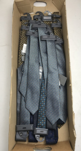 One Off Joblot of 20 Ex-Chainstore Mens Patterned Ties Mixed Styles