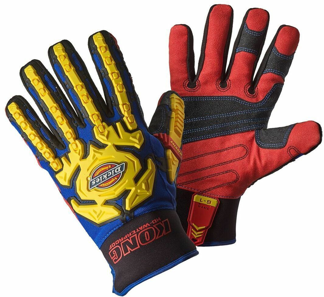Dickies Kong Waterproof Gloves Sizes M / 12  - L/18  - XL-6 =  (36 PCS = 1 carton)  