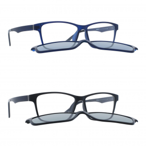 One Off Joblot of 20 INVU Matt Black & Navy Clip-on Polarized Glasses