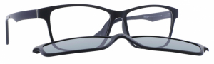 One Off Joblot of 6 INVU Matt Black Clip-on Polarized Glasses M4211A