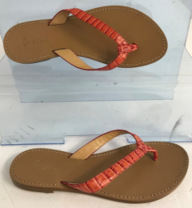 Wholesale Joblot of 10 George Blue Burnt Orange Croc Tan Sandals Made in Italy