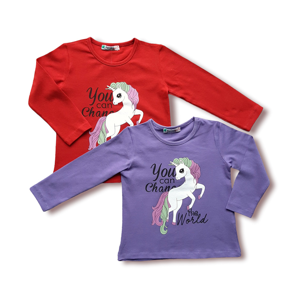 Joblot of Brand New Girls 10 Pack/2 Colours Top - Sizes 2y-7y
