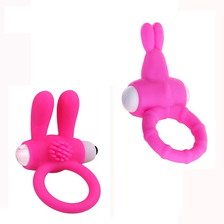 10pcs - Vibrating Rabbit Cock Ring - Open or Closed Ears - Random Type|GCAP020-Open/Close Ears|UK seller