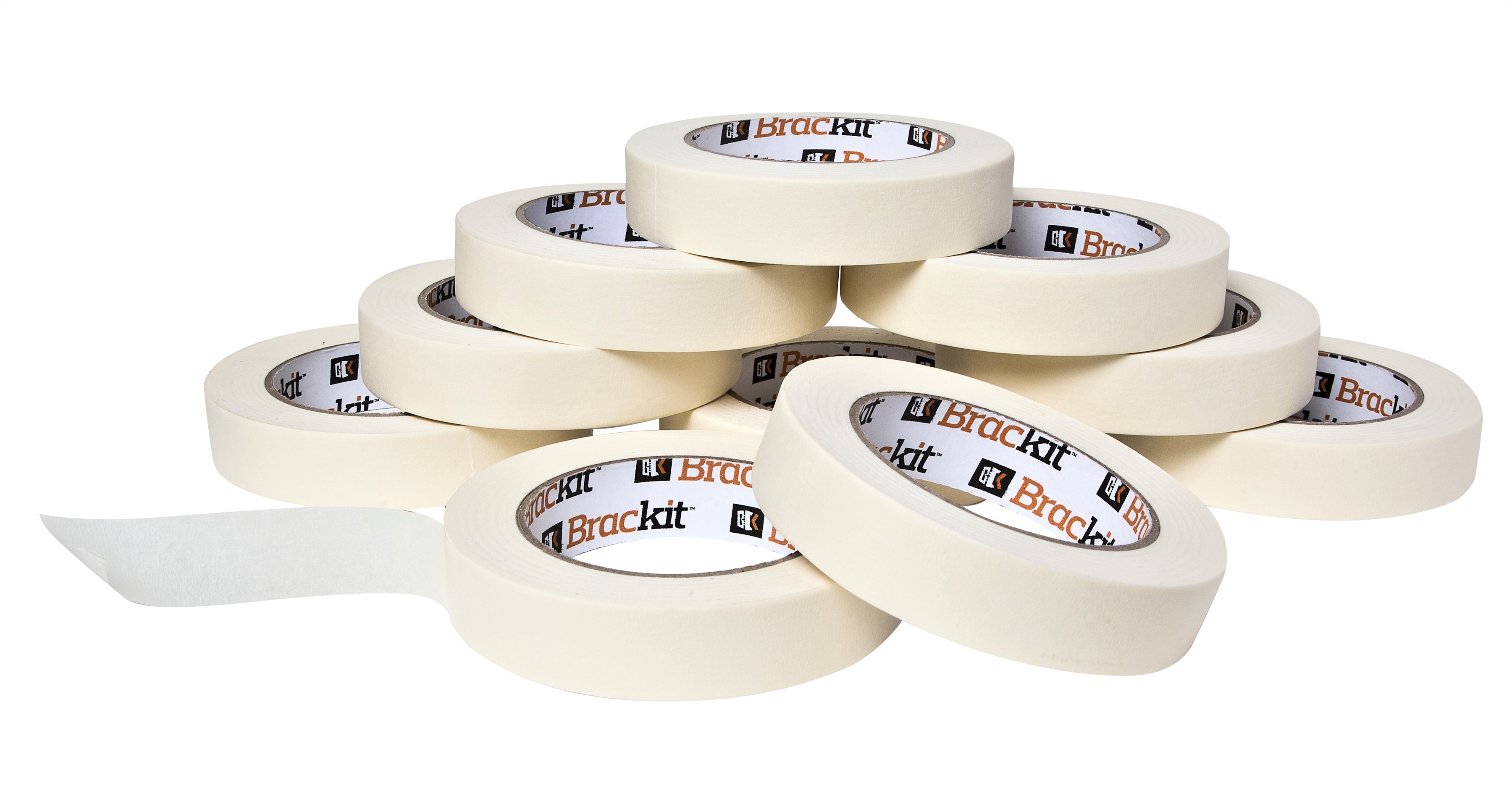 60 Rolls of 24mm x 48m High Quality Low Tack Masking Tape