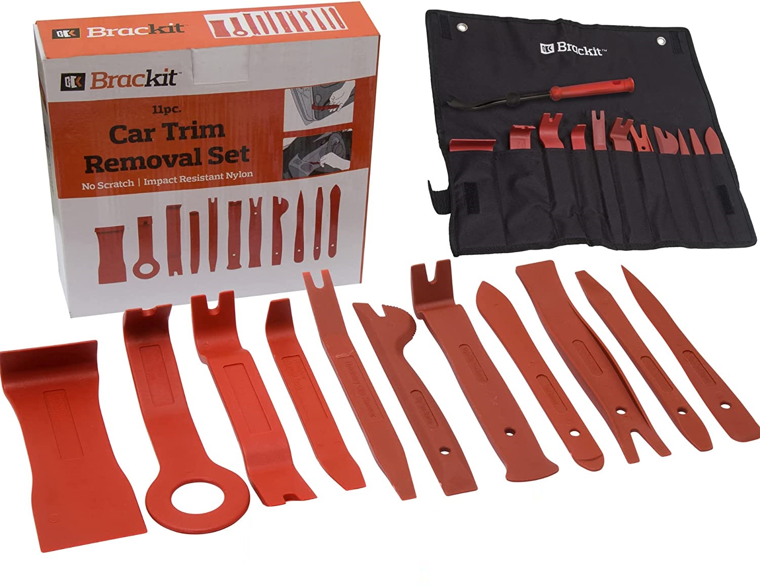JOBLOT OF 10 X Extra-Strong Set of 11x Nylon Car Trim Removal Tools Tools for Fast Removal of Door Panels Dash Centres Electronic Devices Dashboards 