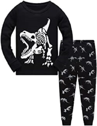 Boys Kids Dinosaur T rex Pjs age 9-10 T Rex nightwear x 10