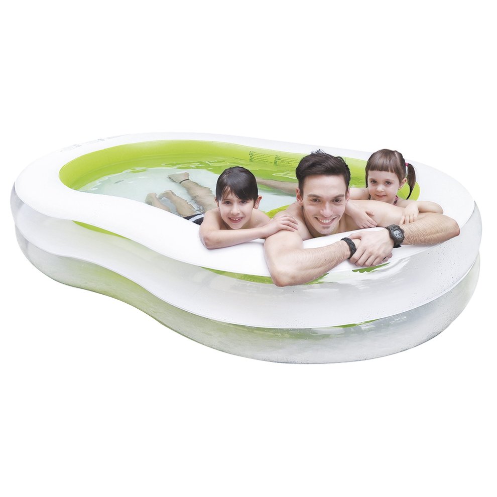 2 x New in Box Giant Luxury King Size Figure Of 8 Paddling Pool Dimensions: 240x140x47 c  RRP £49.99 each  Ref (C)