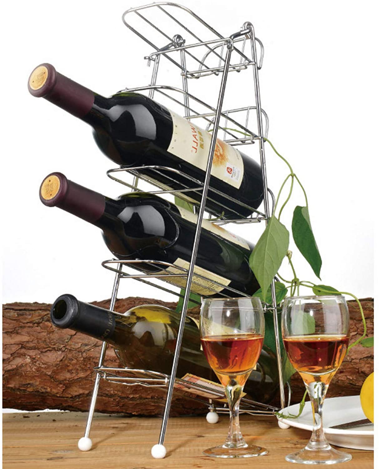 5 Tier Collapsible Wine Rack ✰ Bottle Alcohol Storage Holder ✰ RRP £14.95