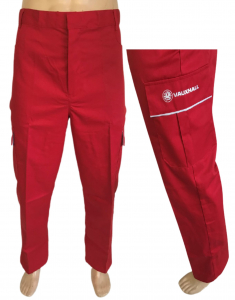 Wholesale Joblot of 20 Mens Vauxhall Red Workwear Trousers Mixed Sizes