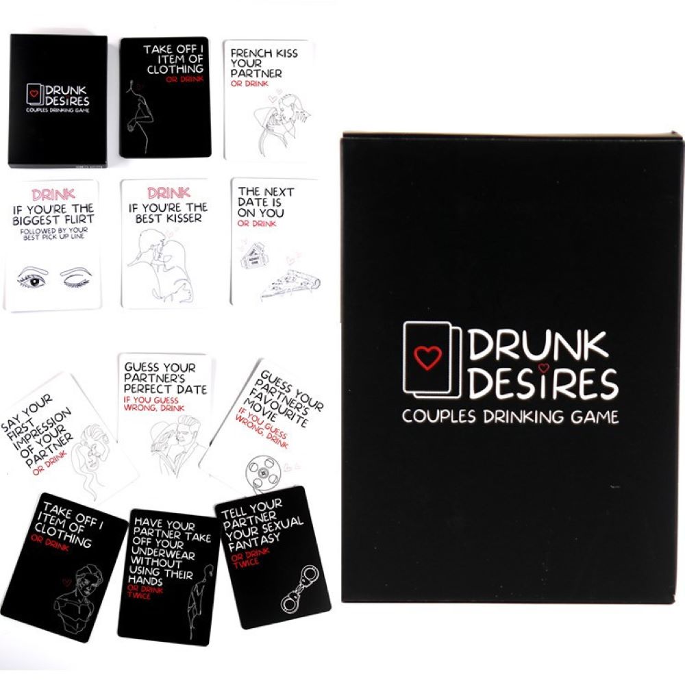 10pcs - Drunk Desires Sex Card Adult Couples Drinking Game|GCAP155-Couples Drinking Game|UK seller