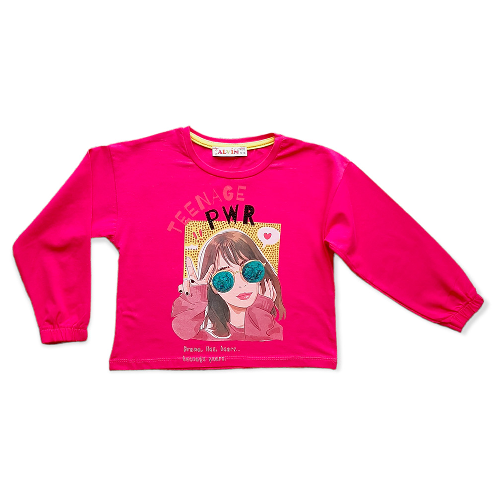 Brand New Joblot of 8 Pack/2 Colours Long Sleeve Top - Sizes 4y-8y