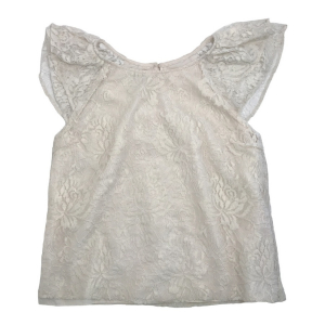 One Off Joblot of 8 Girl's Ex-Chainstore Ivory Lace Top - Age 12-13