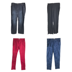 One Off Joblot of 4 Women's Ex-Chainstore Bottoms - Jeans & Trousers